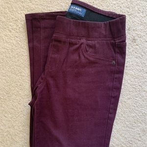 Old Navy Purple Rockstar Jegging (Size: 4)